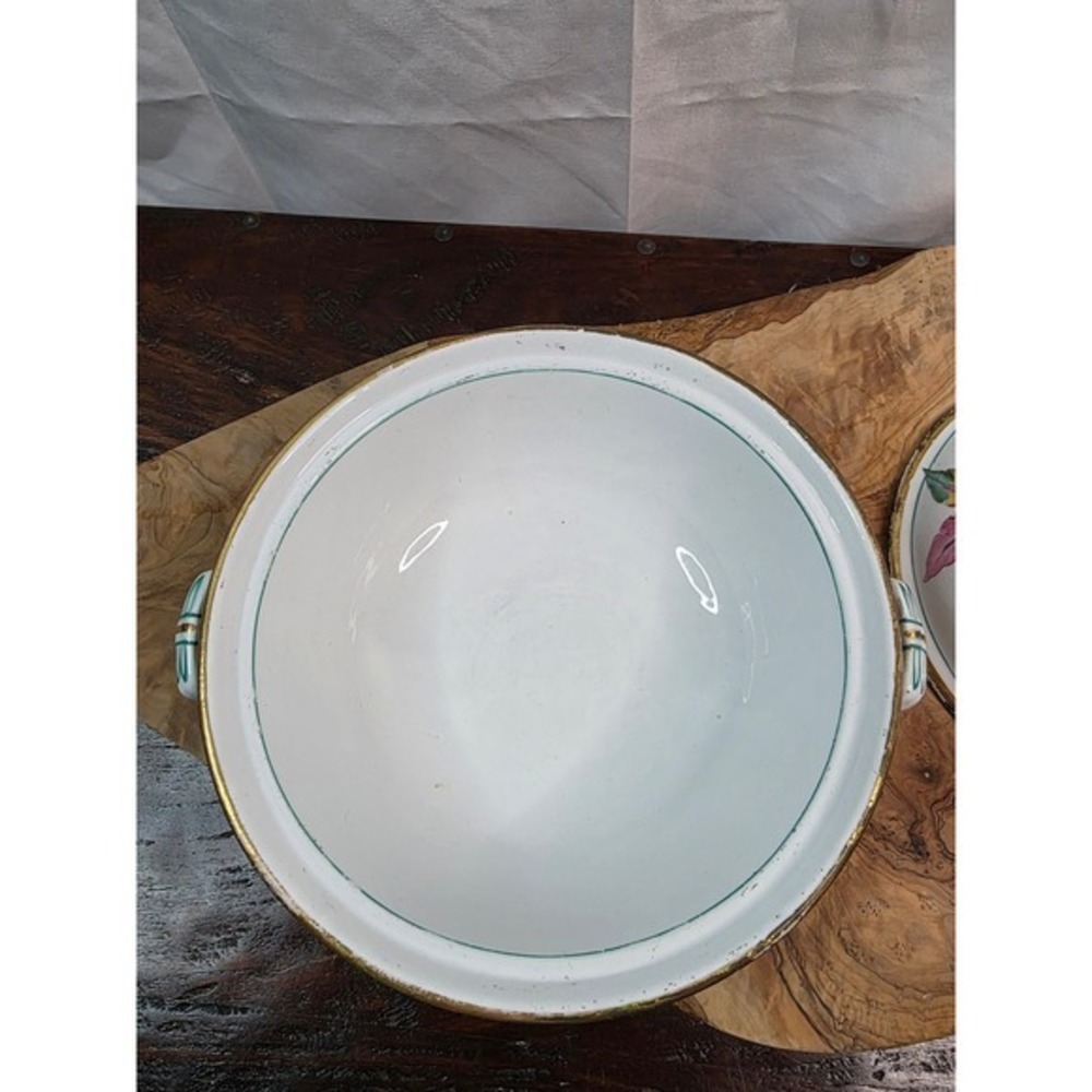 1877 Minton Antique bowl with a lid, potpourri bowl, watercress strainer - Picture 15 of 17